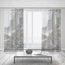 Olympic National Park Rialto Beach Window Curtains 50x84