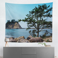Washington Coast Wall Tapestry Pacific Northwest Decor -