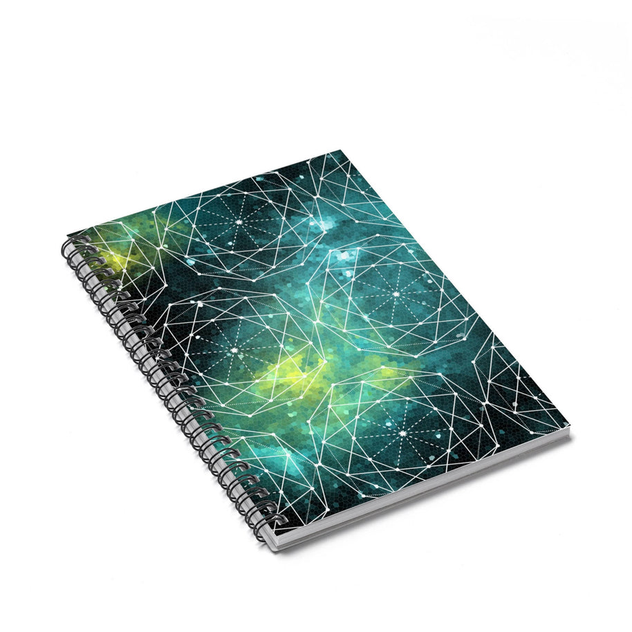 Outer Space Notebook - Spiral or Hard Cover Ruled Line -
