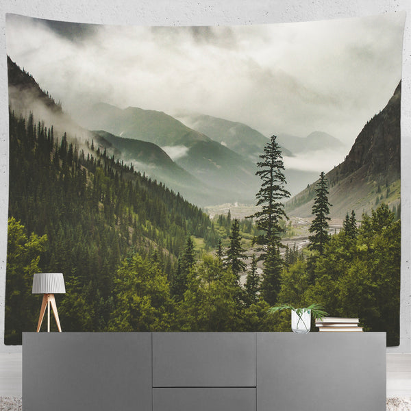 Valley of Forever Wall Tapestry Colorado Decor - 104x88 -