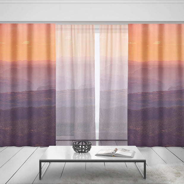 Grand Canyon Sunset Window Curtains 50x84 Sheer or Blackout