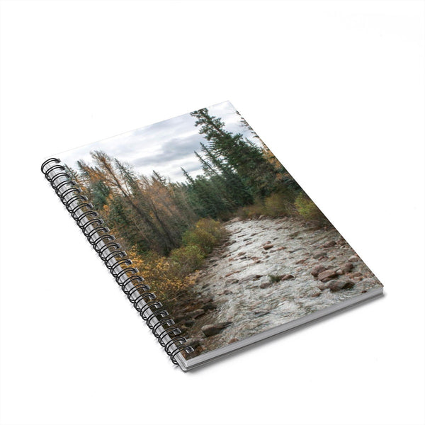 Autumn River Notebook - Spiral or Hard Cover Ruled Line -