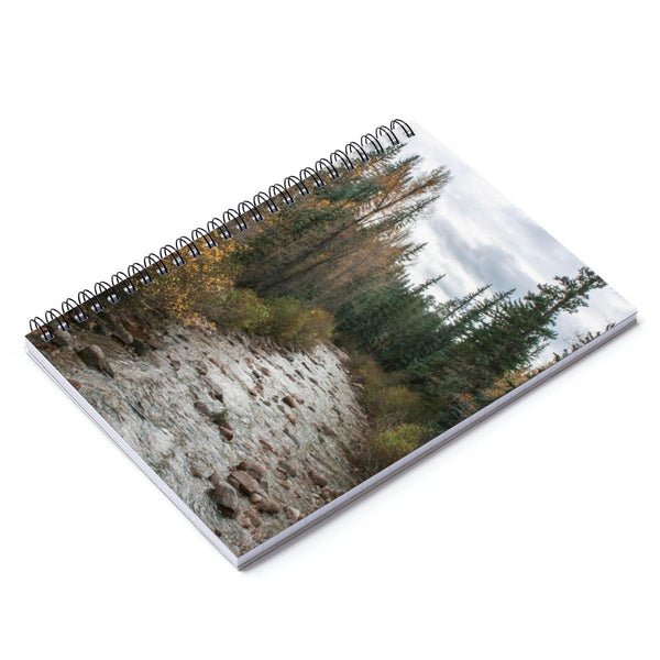 Autumn River Notebook - Spiral or Hard Cover Ruled Line -
