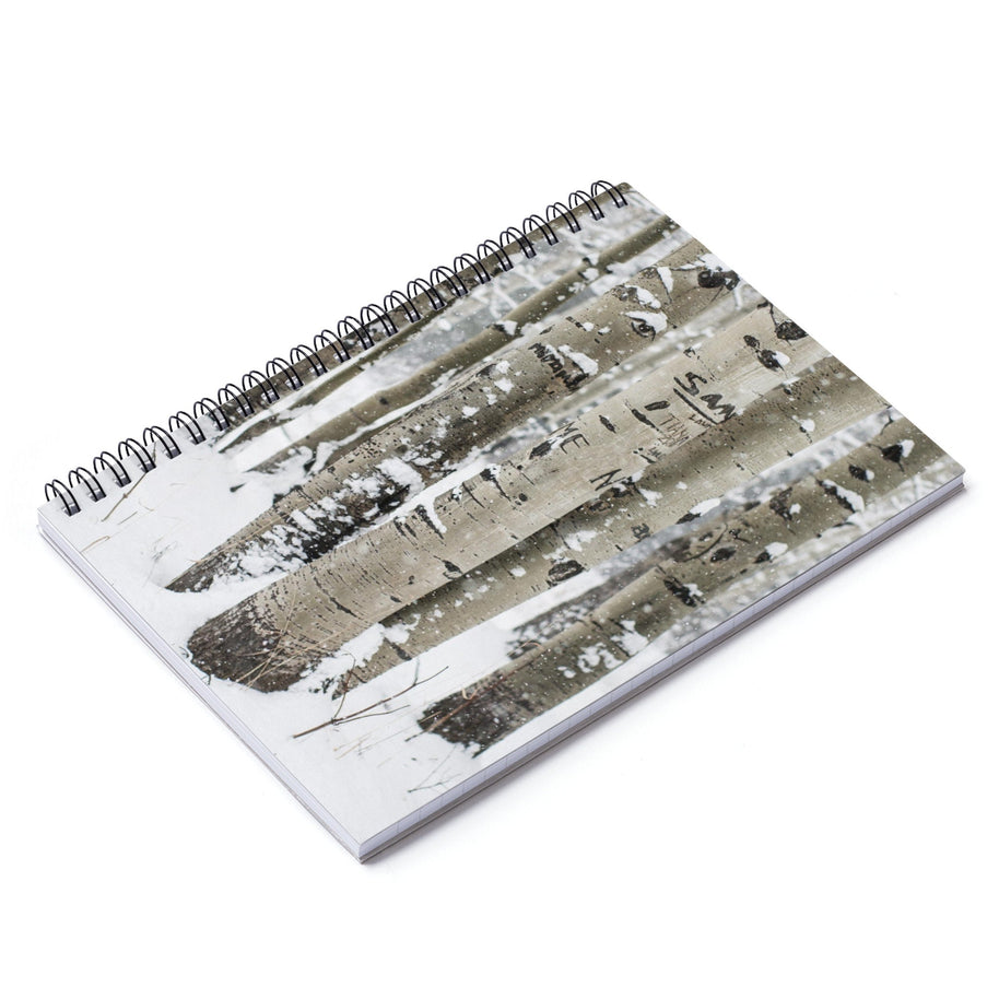 Birch Forest Notebook - Spiral or Hard Cover Ruled Line -