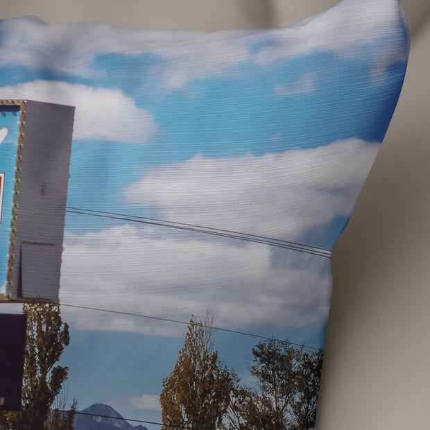 Nevada Clown Motel Retro Throw Pillow Cover Pop Art Home