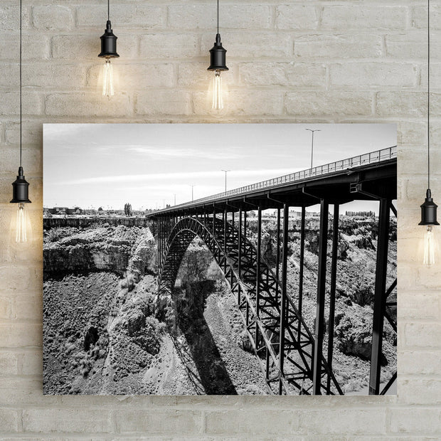 Twin Falls Perrine Bridge Art Print Snake River Idaho Wall -