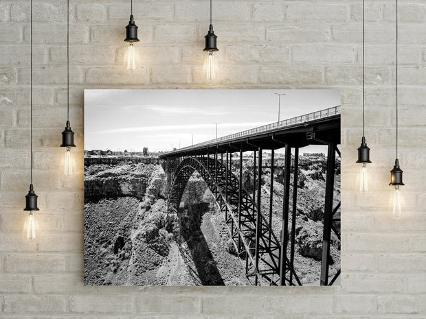 Twin Falls Perrine Bridge Art Print Snake River Idaho Wall -