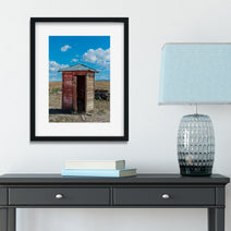 Bathroom Wall Art Ghost Town Outhouse Utah Photography