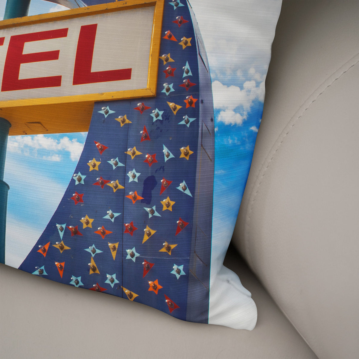 Stardust Motel Retro Sign Atomic Age Throw Pillow Cover Pop
