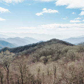 Early Winter Mountains Photo Print Blue Ridge Asheville