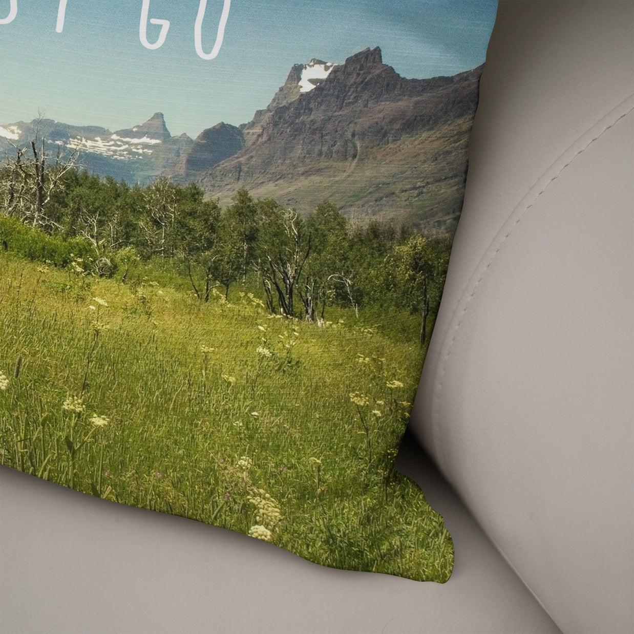Mountains are Calling and I Must Go Throw Pillow Cover -
