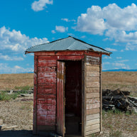 Bathroom Wall Art Ghost Town Outhouse Utah Photography