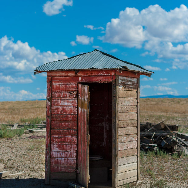 Bathroom Wall Art Ghost Town Outhouse Utah Photography