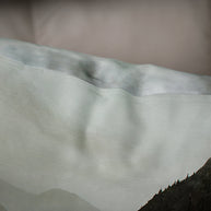 Foggy Mountain Valley Lumbar Pillow Cover Colorado Decor -
