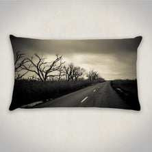 Louisiana Road Lumbar Throw Pillow Cover Haunted Highway