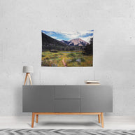 Mountain Lake Wall Tapestry Scenic Utah Nature - Decorative