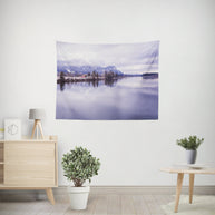 Scenic Winter Lake Nature Tapestry Peaceful Landscape