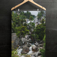 Yosemite Waterfall Rainy Day Photography Scenic Foggy Forest