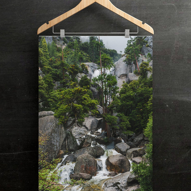 Yosemite Waterfall Rainy Day Photography Scenic Foggy Forest