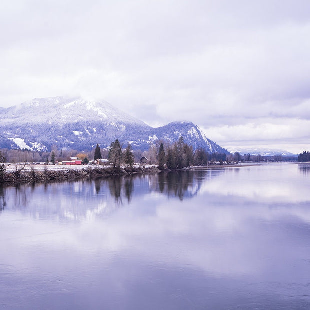 Spring Scenery Photo Print Clark Fork Idaho Nature