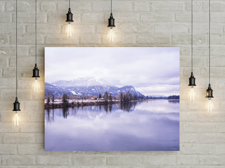 Spring Scenery Photo Print Clark Fork Idaho Nature