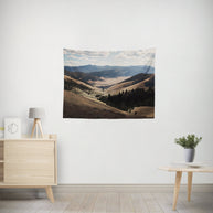 Hills of Montana Nature Wall Tapestry Scenic Landscape