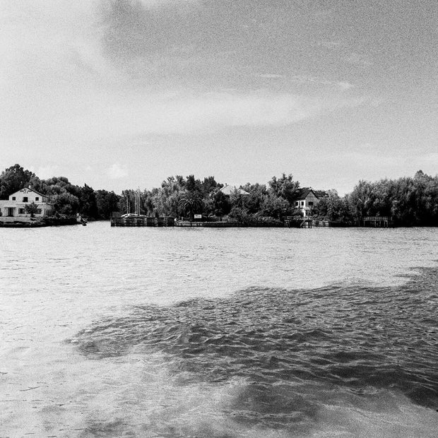 Where Rivers Meet Art Print Argentina Fine Black and White