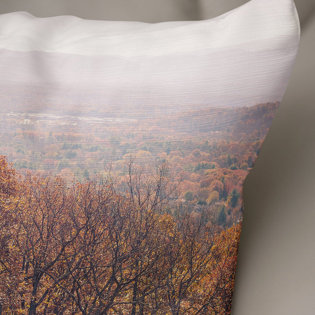 Blue Ridge Parkway Autumn Throw Pillow Cover - Pillows