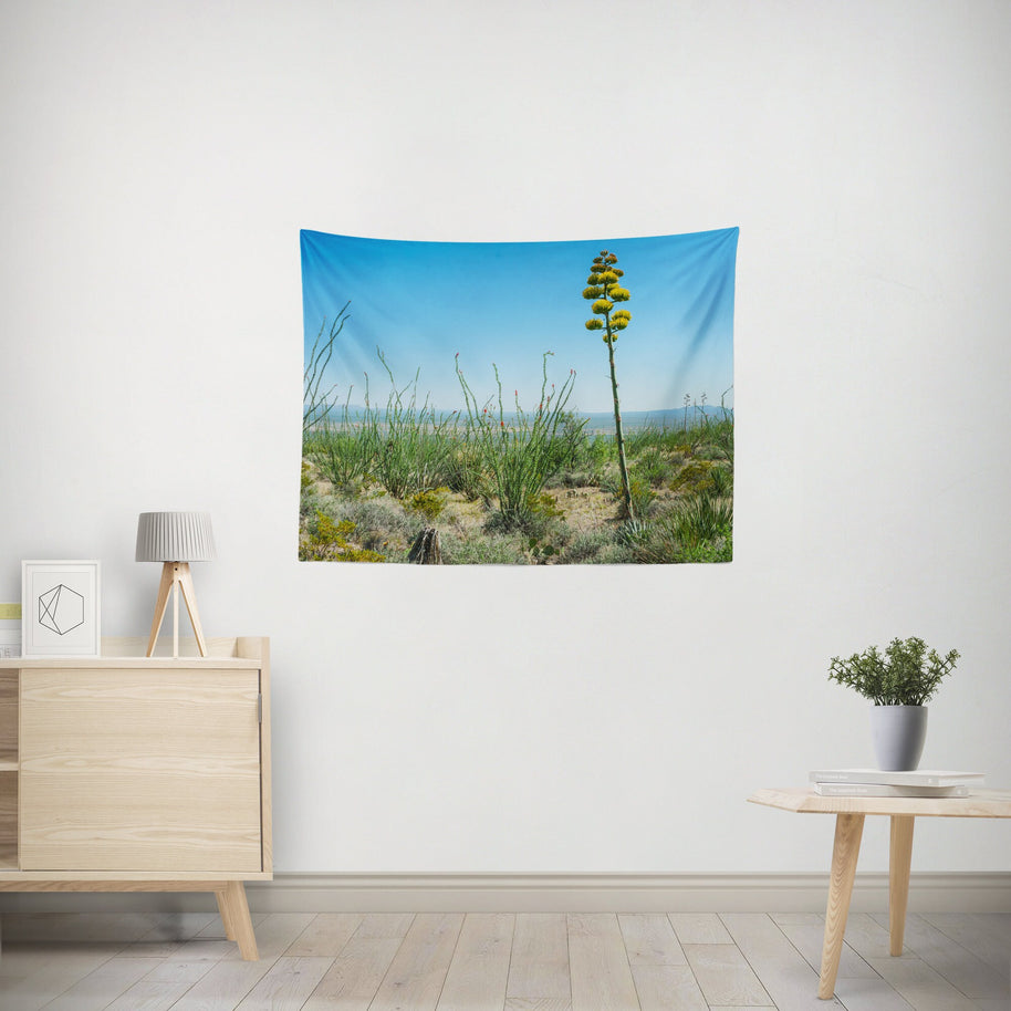 Cactus Wall Tapestry Bright Room Decor New Mexico -