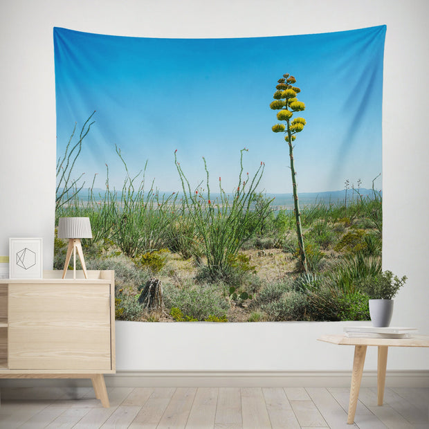 Cactus Wall Tapestry Bright Room Decor New Mexico -