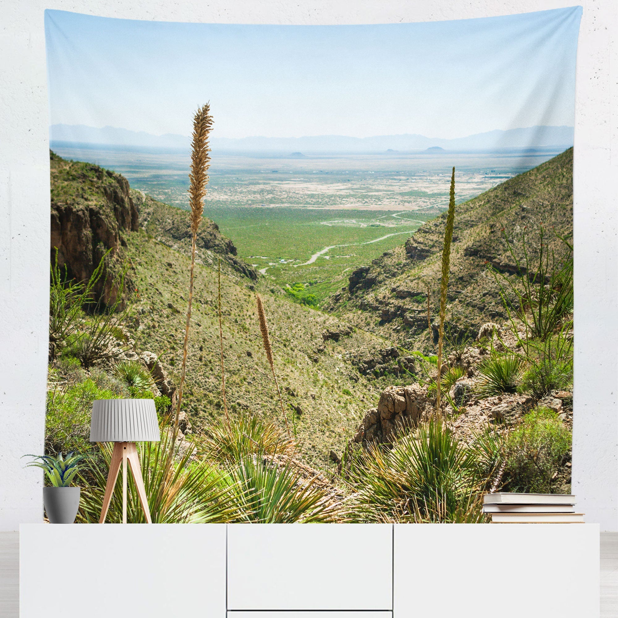 New Mexico Desert Wall Tapestry - Decorative Tapestries
