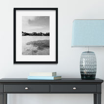 Where Rivers Meet Art Print Argentina Fine Black and White