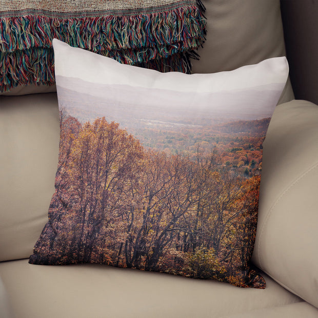 Blue Ridge Parkway Autumn Throw Pillow Cover - Pillows