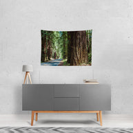Redwood National Park Wall Tapestry Road Trip Theme -