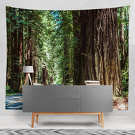 Redwood National Park Wall Tapestry Road Trip Theme -