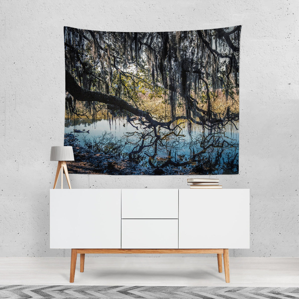 Tree Branches Modern Wall Tapestry Georgia Coast -
