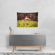 Woodland Mushroom Wall Tapestry Fairy - Decorative