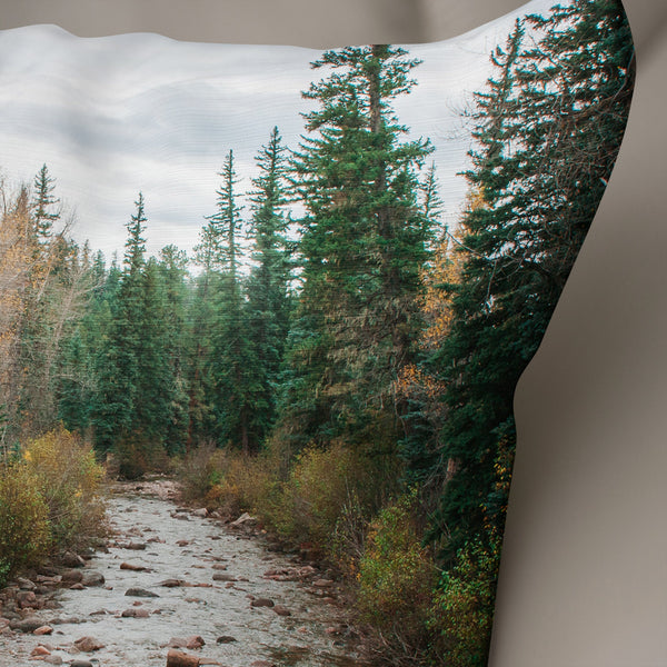 Forest Throw Pillow Cover Colorado Nature Decor - Pillows