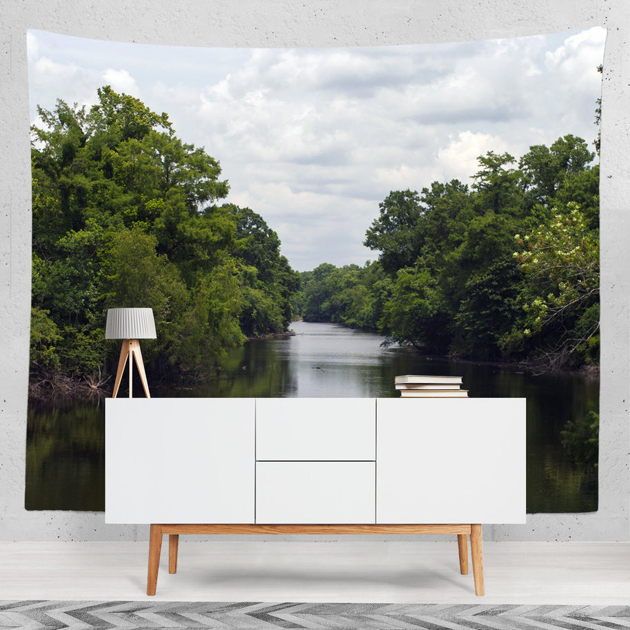 Louisiana Bayou River Wall Tapestry - Decorative Tapestries