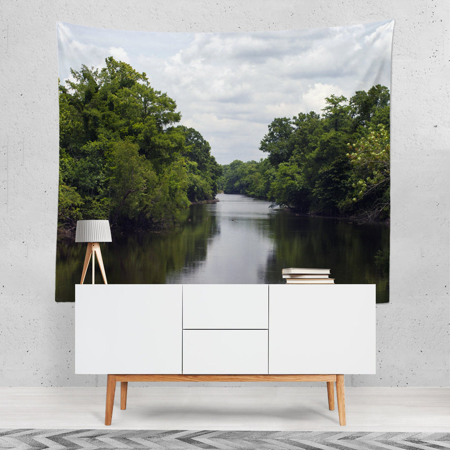 Louisiana Bayou River Wall Tapestry - Decorative Tapestries