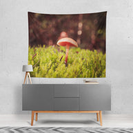 Woodland Mushroom Wall Tapestry Fairy - Decorative