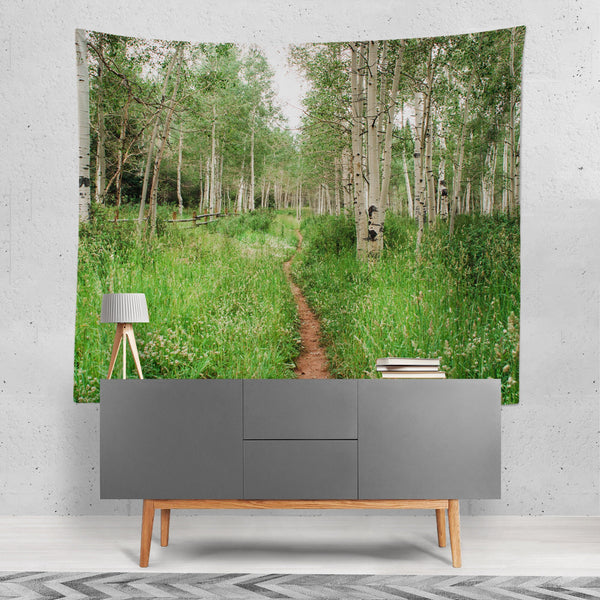 Walk in the Aspens Forest Wall Hanging - Decorative