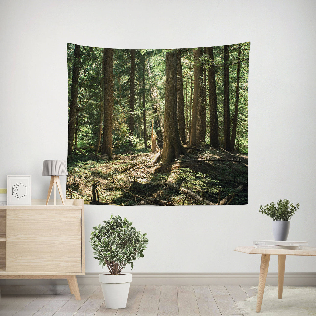 Cedar Grove Forest Tapestry - Decorative Tapestries