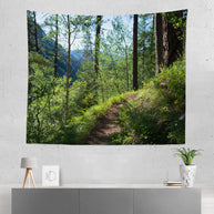 Perfect Summer Hike Nature Wall Tapestry Pacific Northwest