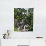Yosemite National Park Waterfall Wall Tapestry Scenic