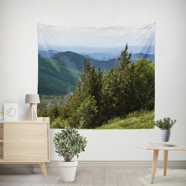 Pacific Northwest Trail Wall Tapestry Washington Mountains -