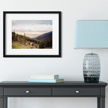 Epic Mountain Range Photo Print Nature Photography