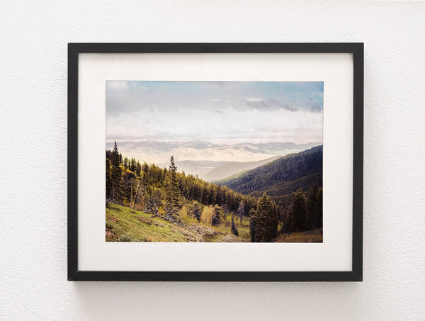 Epic Mountain Range Photo Print Nature Photography
