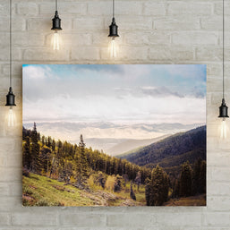 Epic Mountain Range Photo Print Nature Photography
