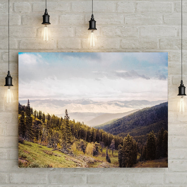 Epic Mountain Range Photo Print Nature Photography